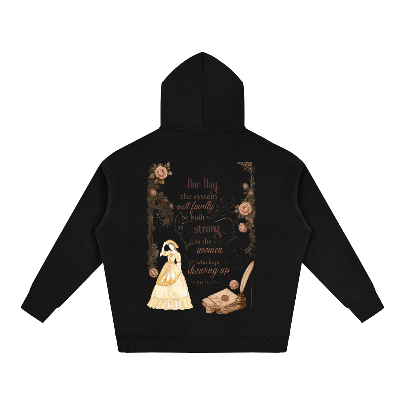 The Regal Drape — Oversized Heavyweight Fleece Hoodie