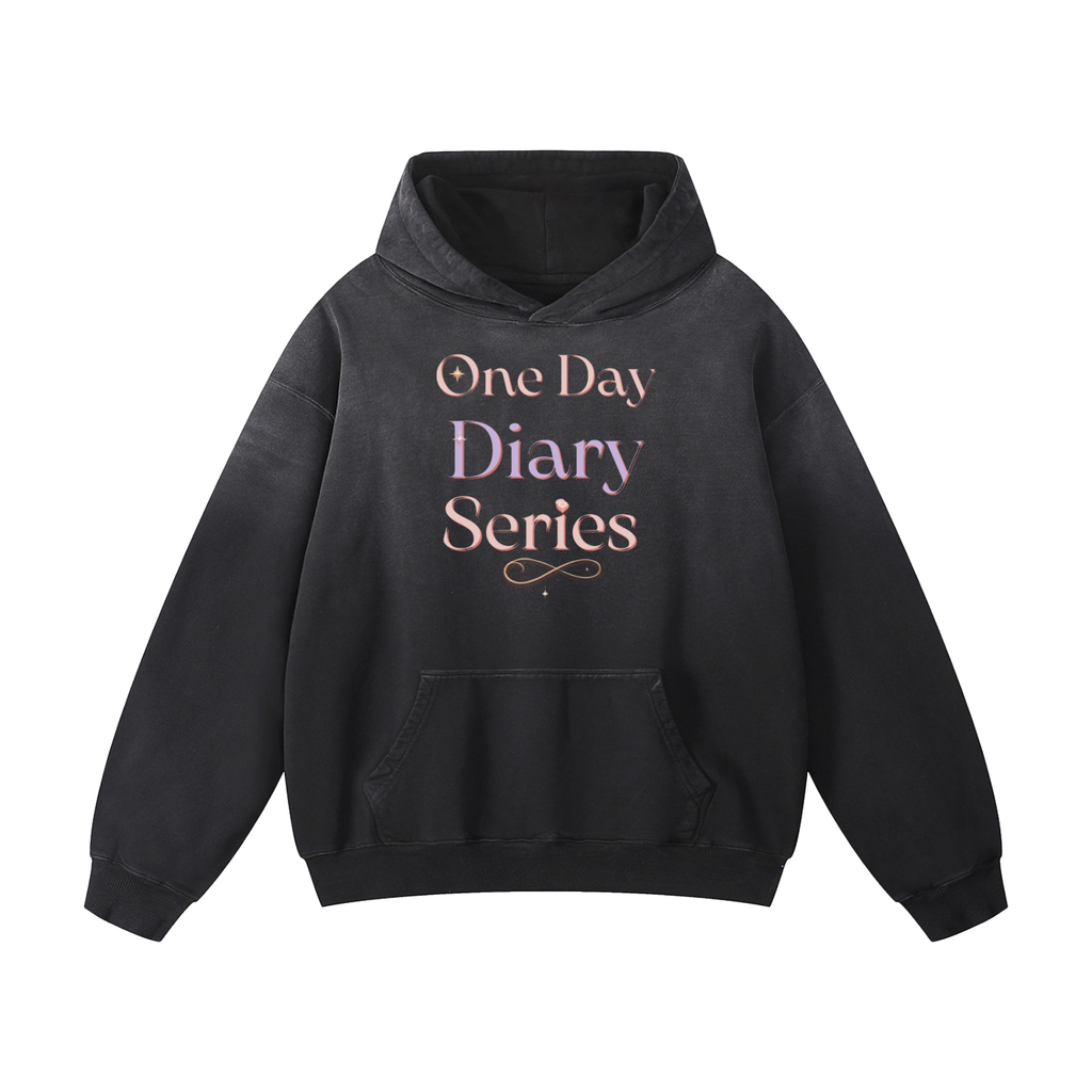 The Dusk Sovereign — Sunwashed Oversized Heavyweight Hoodie