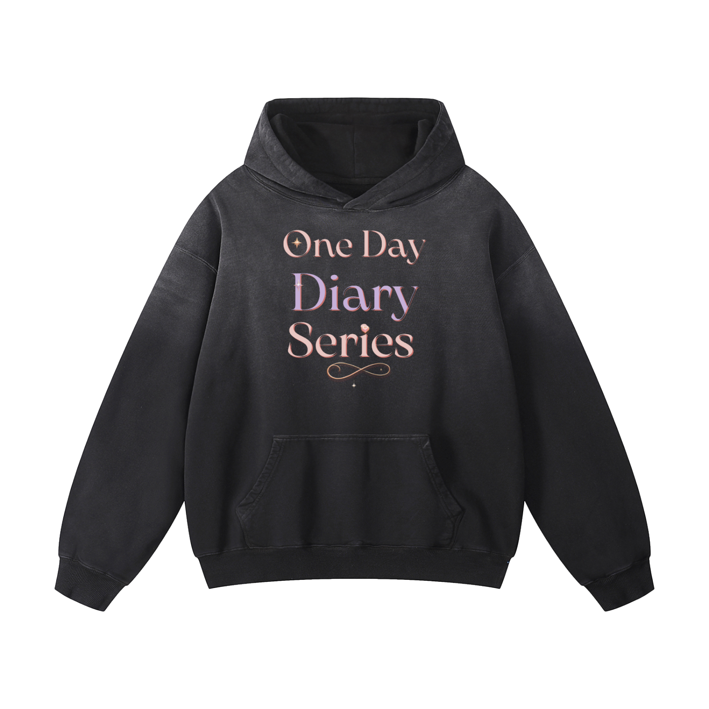 The Dusk Sovereign — Sunwashed Oversized Heavyweight Hoodie