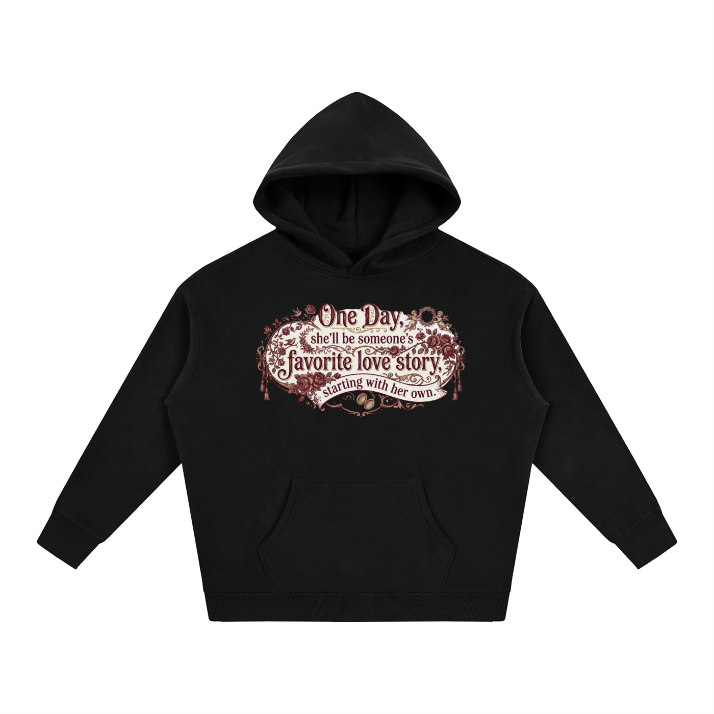 depop Velvet Dream — Oversized Heavyweight Fleece Hoodie