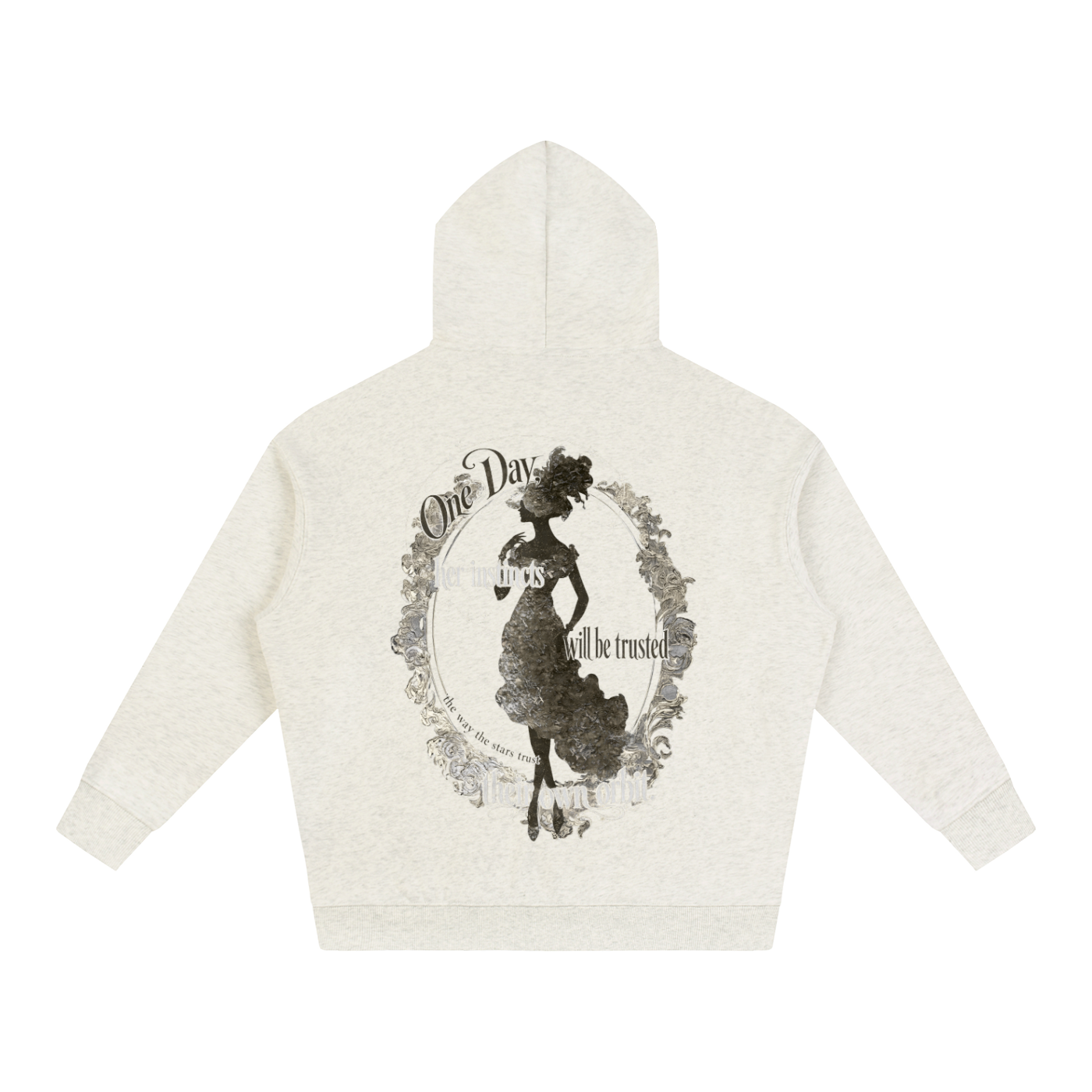 depop Sovereign Instinct — Oversized Heavyweight Fleece Hoodie