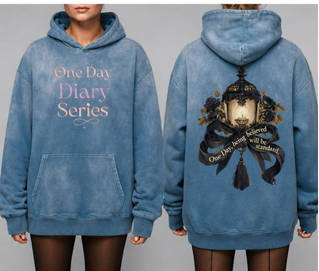 The Dusk Sovereign — Sunwashed Oversized Heavyweight Hoodie