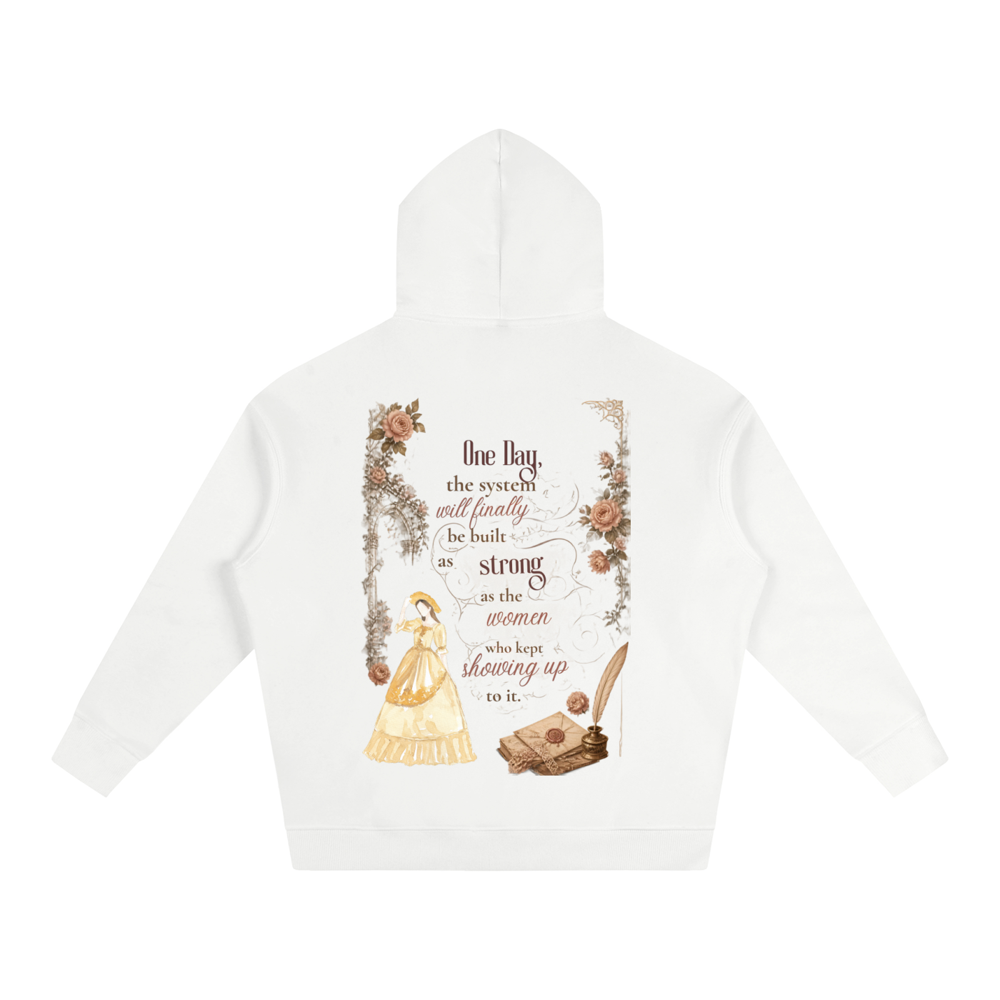 The Regal Drape — Oversized Heavyweight Fleece Hoodie