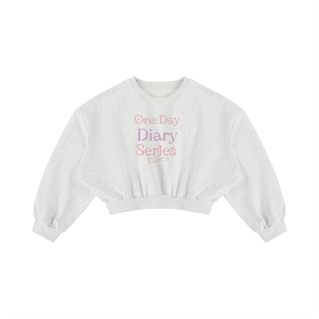 The Ivory Court — Boxy Cropped Crewneck Sweatshirt