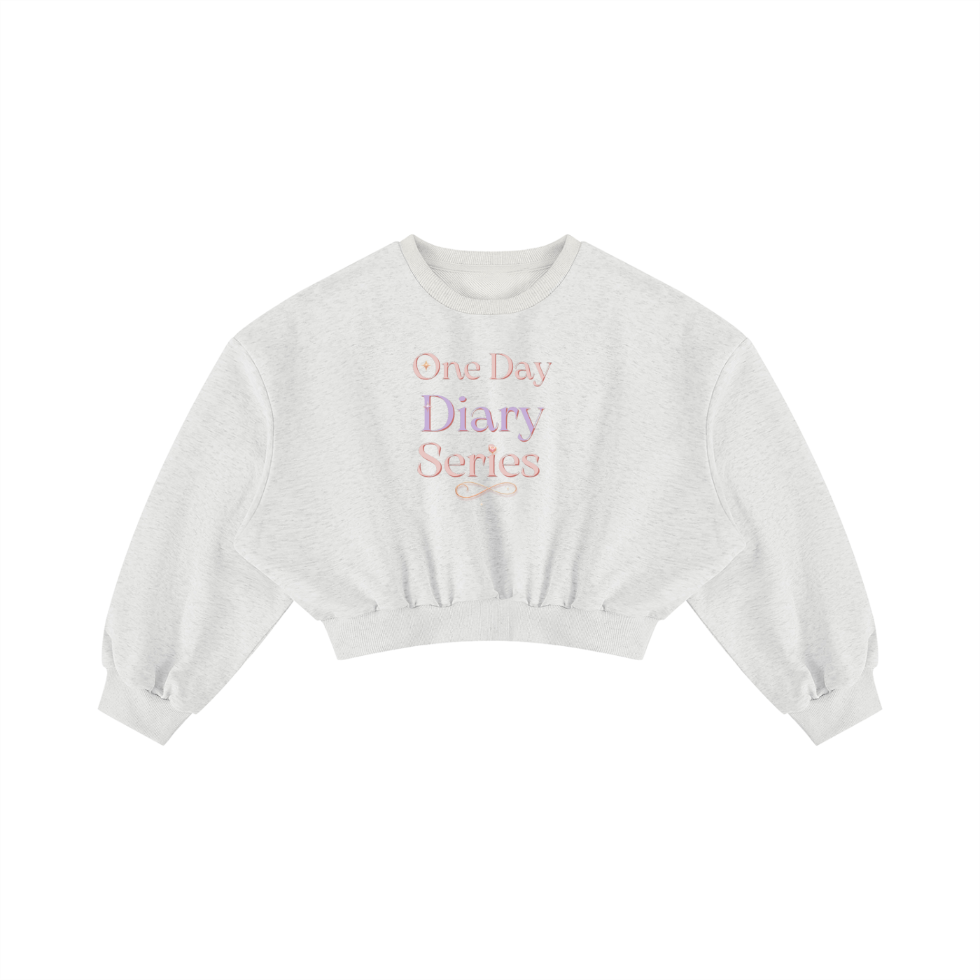 The Ivory Court — Boxy Cropped Crewneck Sweatshirt