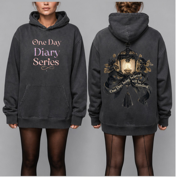 The Dusk Sovereign — Sunwashed Oversized Heavyweight Hoodie