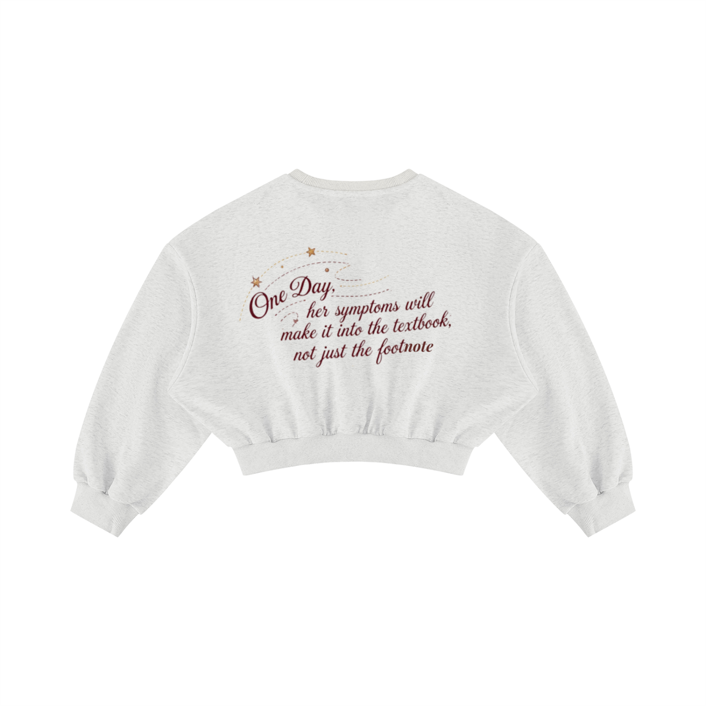 The Oat Sovereign — Boxy Cropped Crewneck Sweatshirt