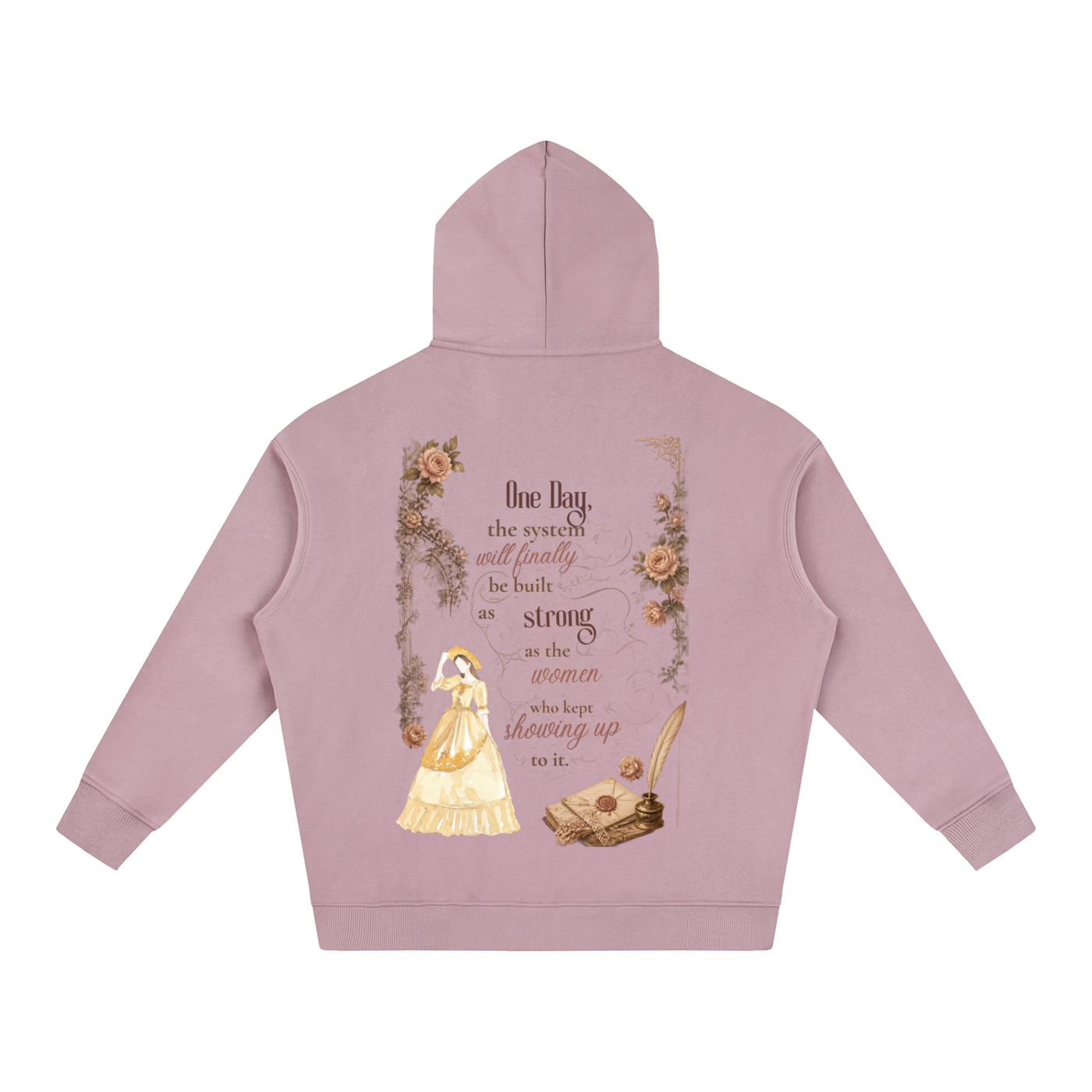 The Regal Drape — Oversized Heavyweight Fleece Hoodie