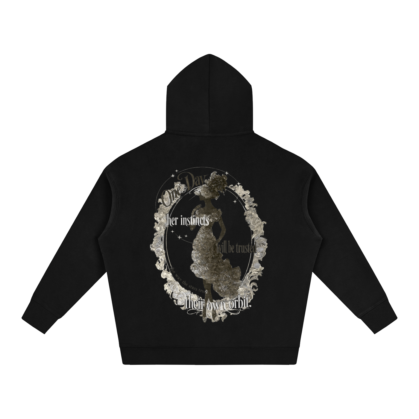 depop Sovereign Instinct — Oversized Heavyweight Fleece Hoodie