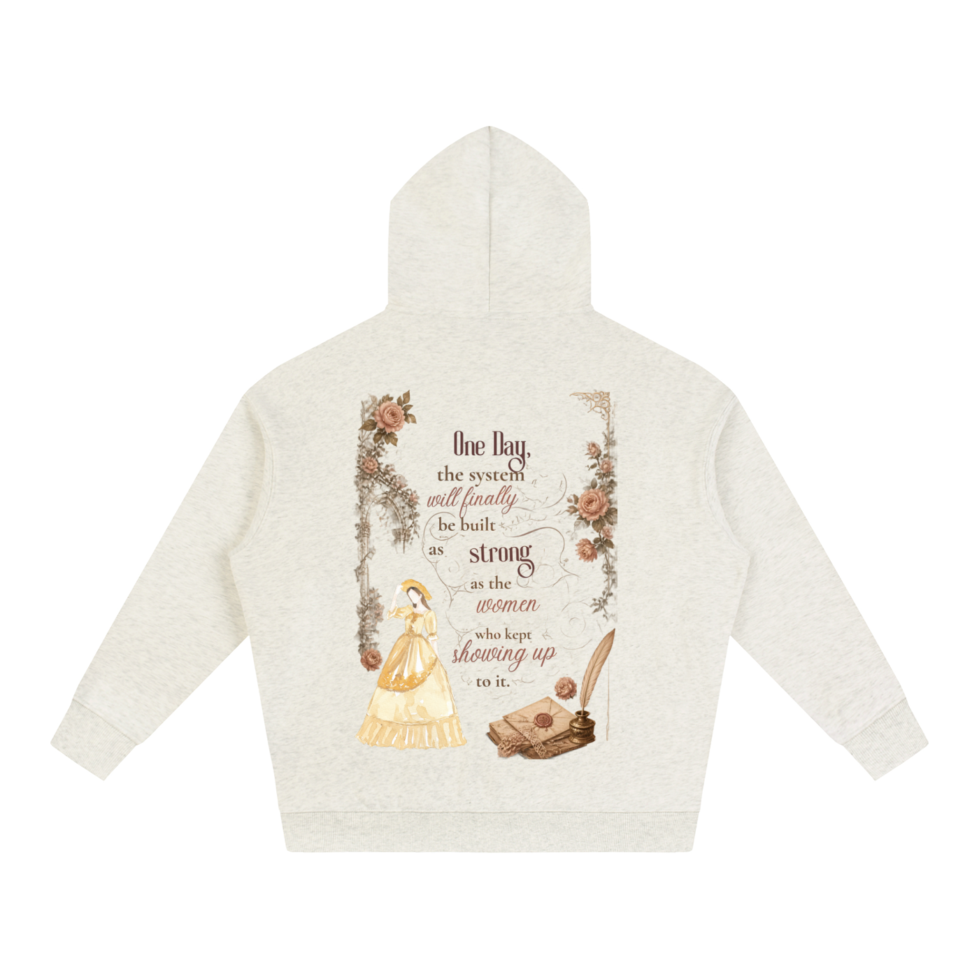 The Regal Drape — Oversized Heavyweight Fleece Hoodie