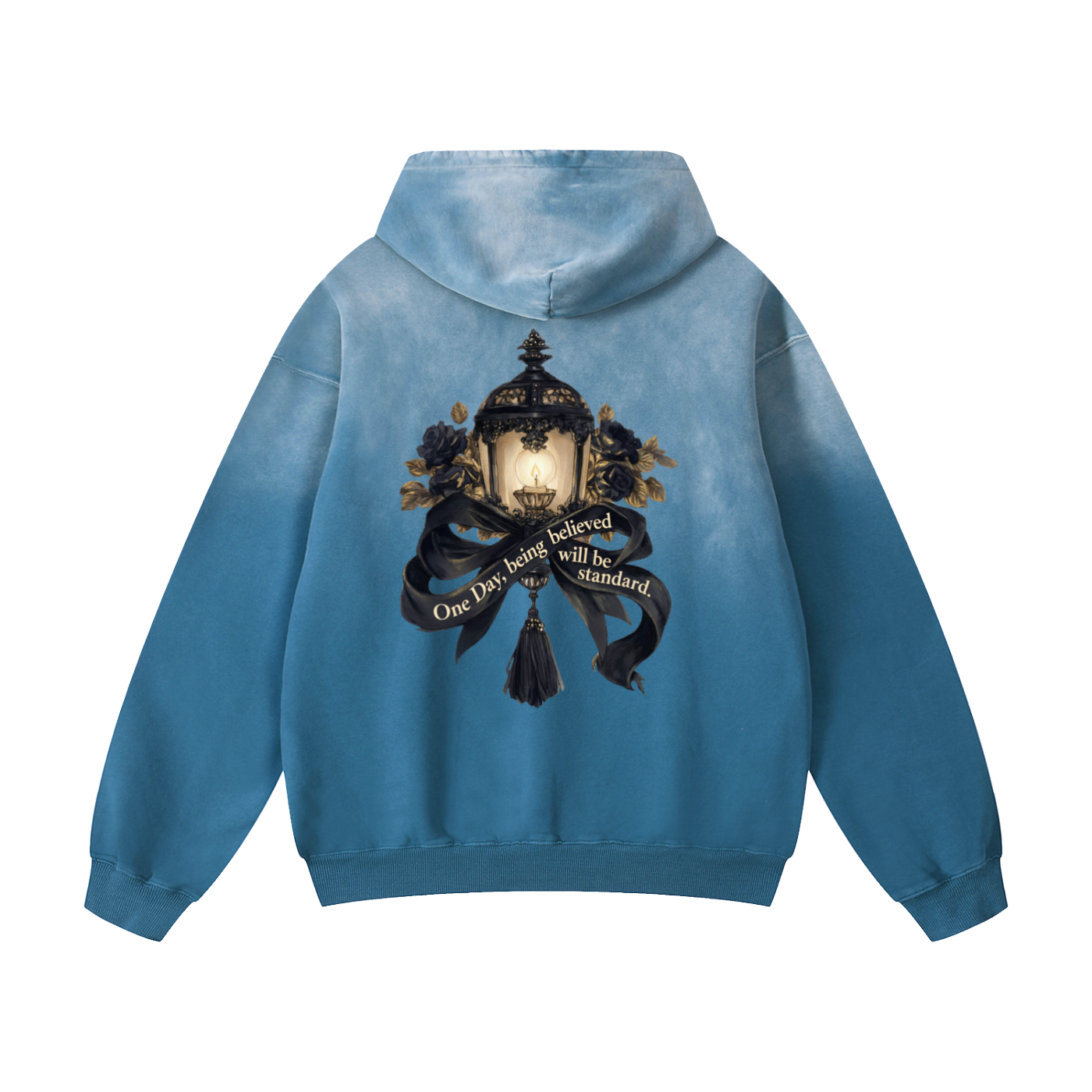 The Dusk Sovereign — Sunwashed Oversized Heavyweight Hoodie