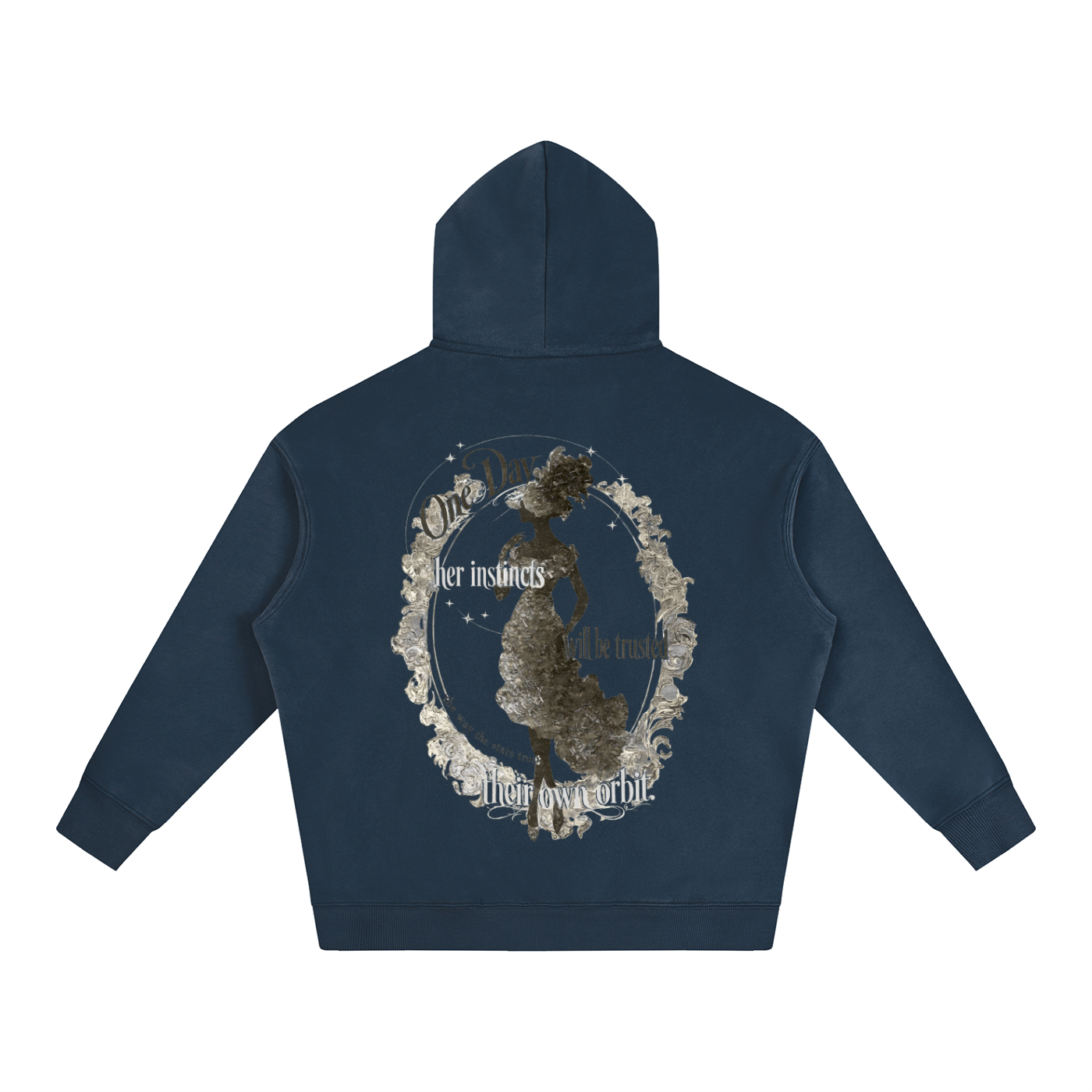 depop Sovereign Instinct — Oversized Heavyweight Fleece Hoodie