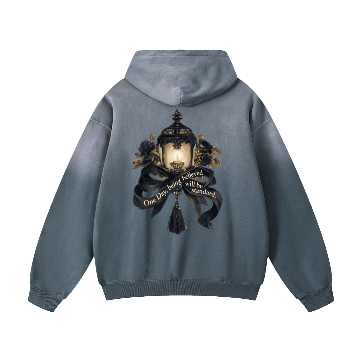 The Dusk Sovereign — Sunwashed Oversized Heavyweight Hoodie