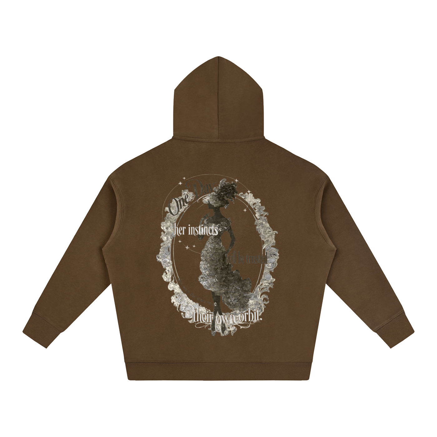depop Sovereign Instinct — Oversized Heavyweight Fleece Hoodie
