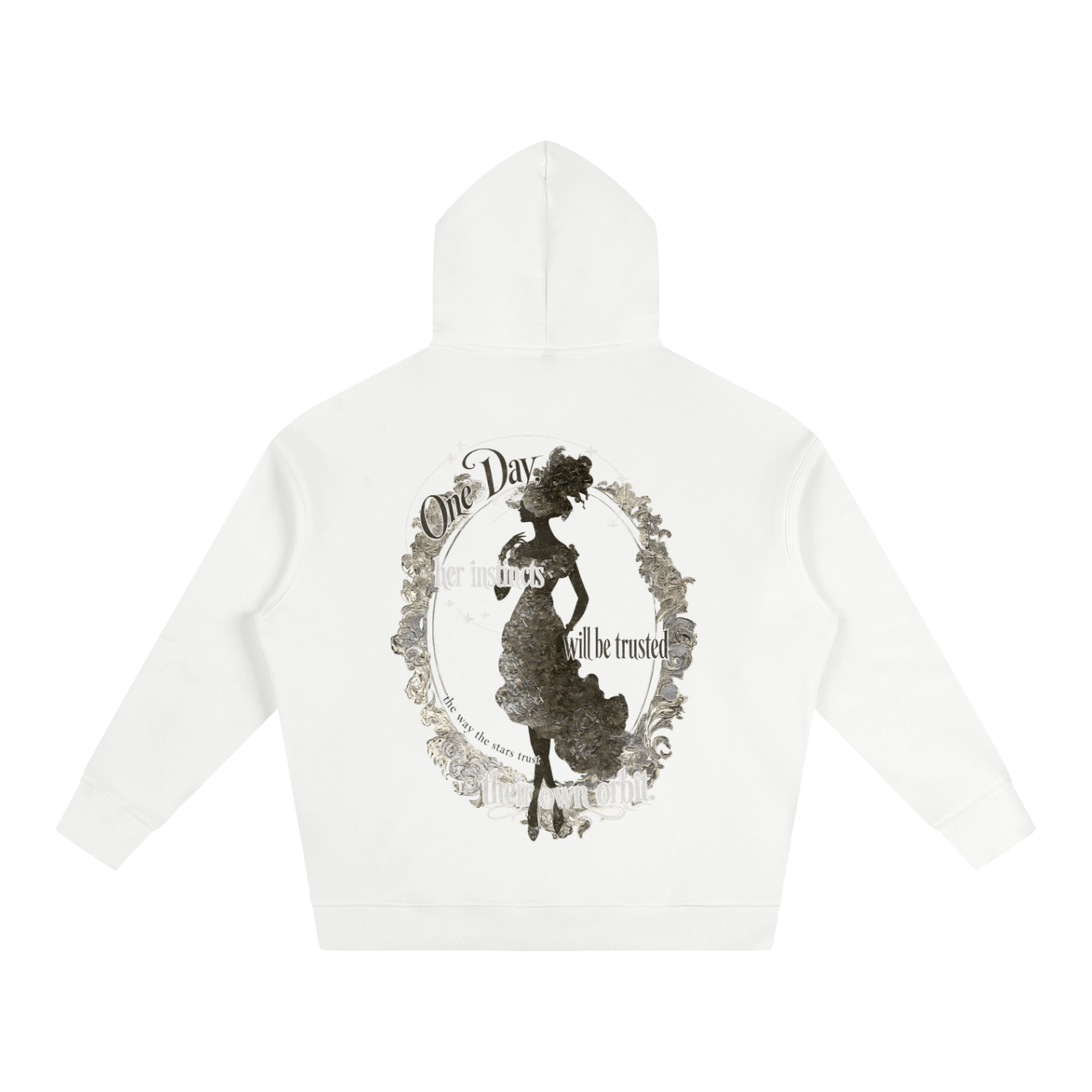 depop Sovereign Instinct — Oversized Heavyweight Fleece Hoodie