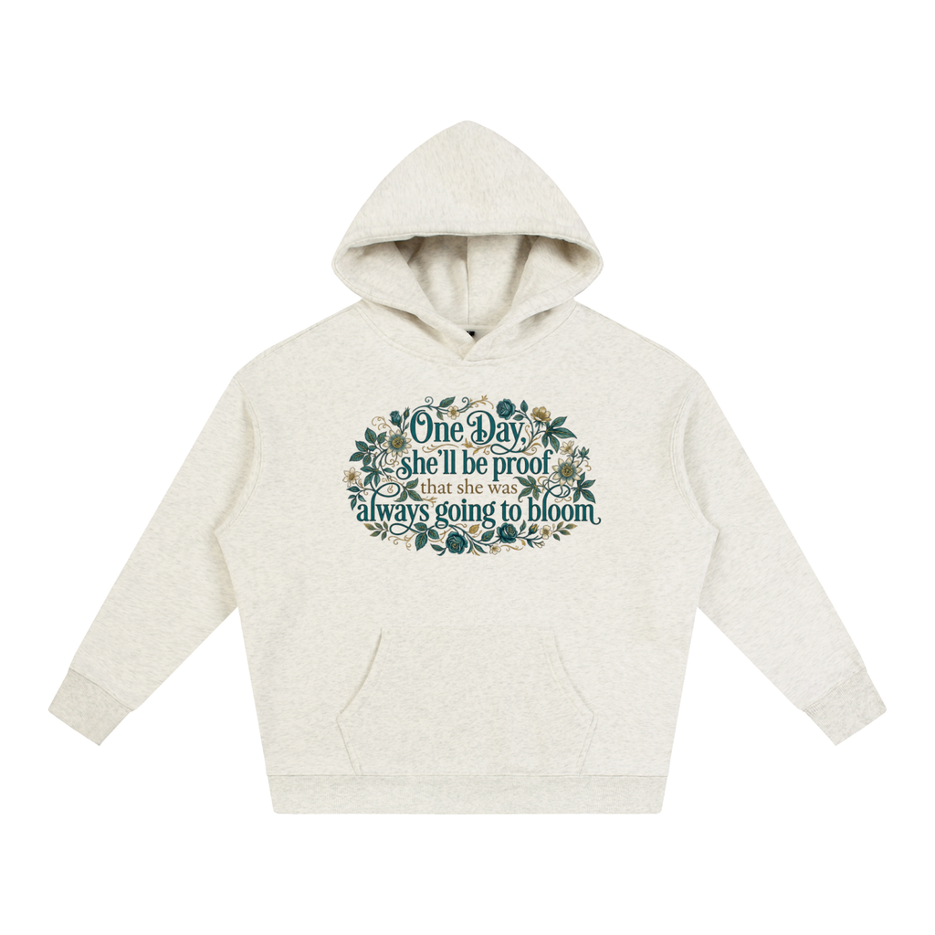 depop Golden Reverie — Oversized Heavyweight Fleece Hoodie